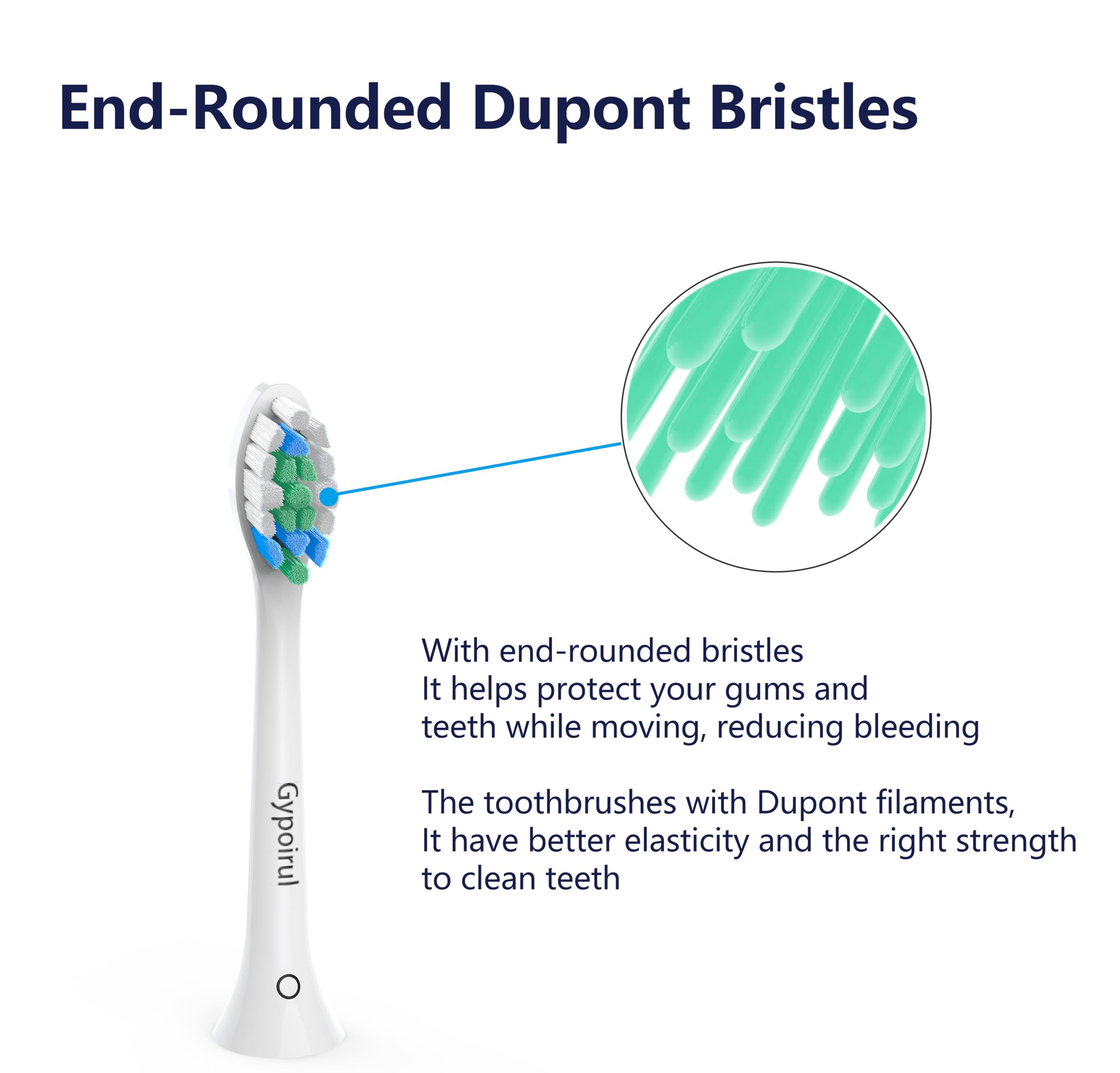 Cabezales de repuesto para cepillo de dientes Philips Sonicare, paquete de 10, cabezal de cepillo eléctrico para C3 C2 C1 4100 5100 6100 HX9023 G2 W Control óptimo de placa
