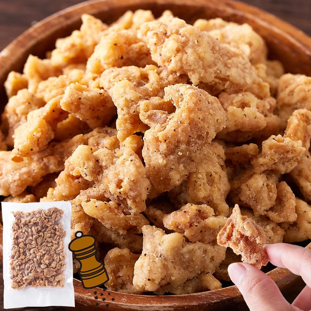 Natural Life Value Snacks Chicken Skin, Black Pepper Flavor, 7.1 oz (200 g), Domestic Chicken Skin, Japanese Rice Flour, Crispy, Juicy, Home Drinking, Sake, Snacks, Spicy, Black Pepper