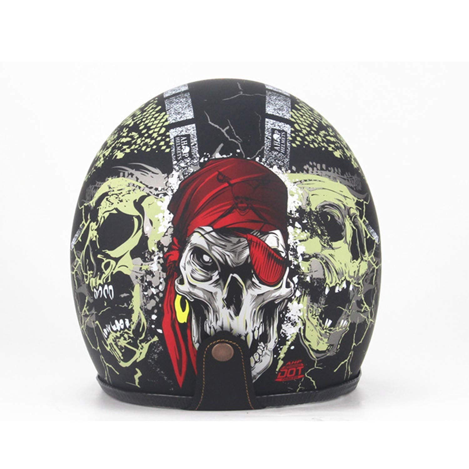 Kask motocyklowy z otwartą twarzą Kask motocyklowy w stylu retro w stylu vintage Certyfikat ECE/ECE Kask z otwartą twarzą z osłoną przeciwsłoneczną do motocykli/skuterów/motorowerów/re