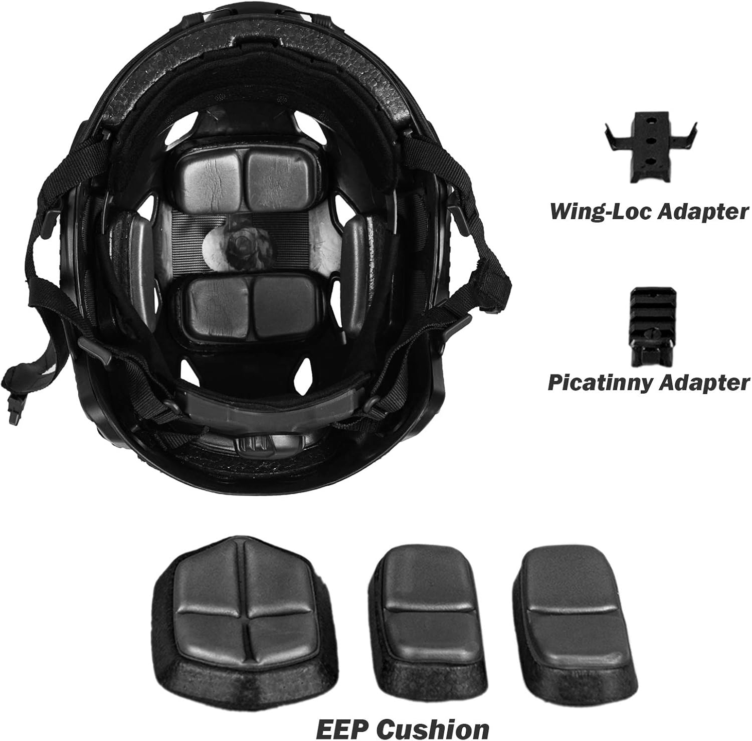 HYOUT Fast Base Jump Helmet BJ Style Airsoft Helmets U.S Military Tactical Helmet for Paintball Outdoor Sports Hunting Shooting : Sports & Outdoors