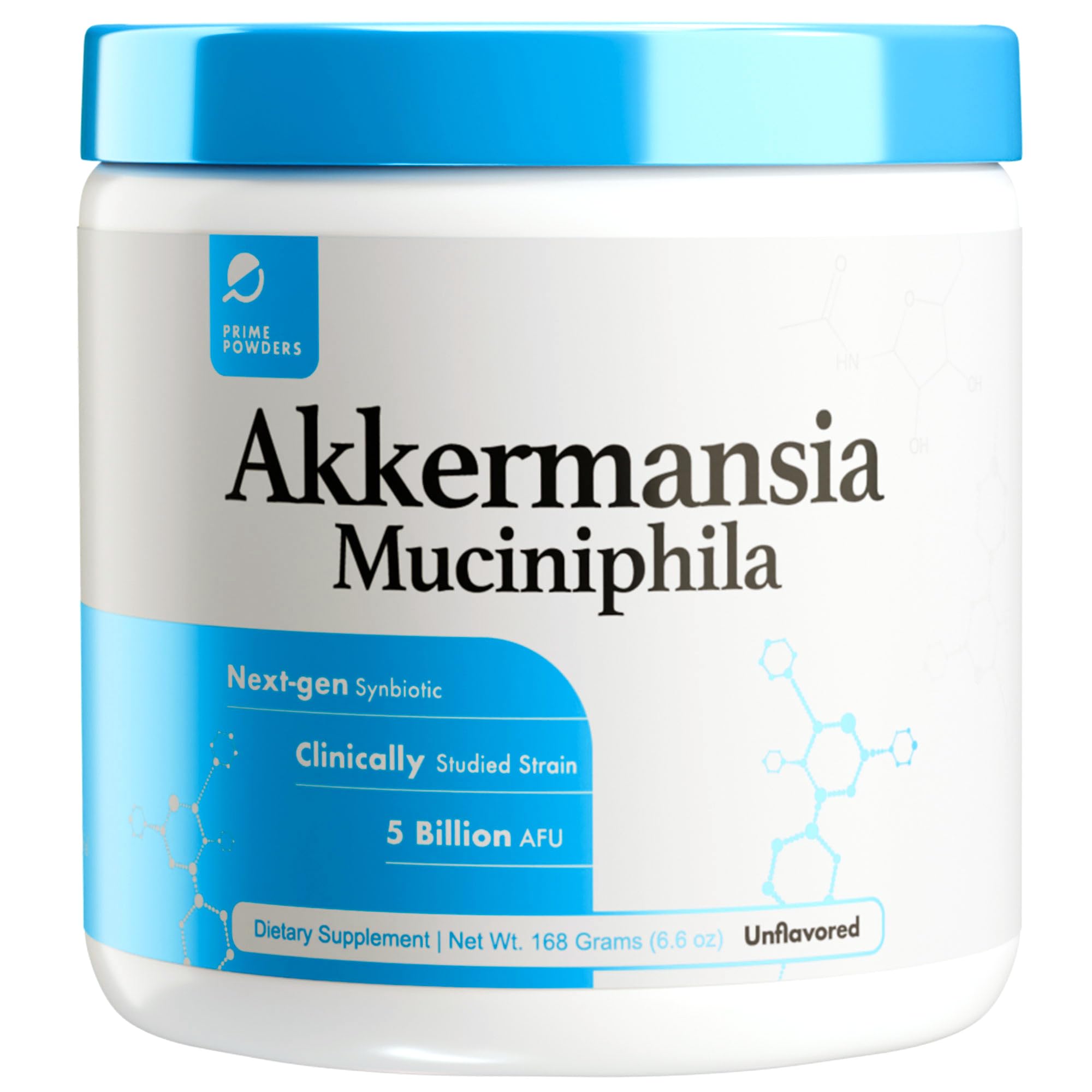 Prime Powders Akkermansia Powder, 5 Billion AFU, Gut Health, 93 Servings 6.6 Ounce (Pack of 1)