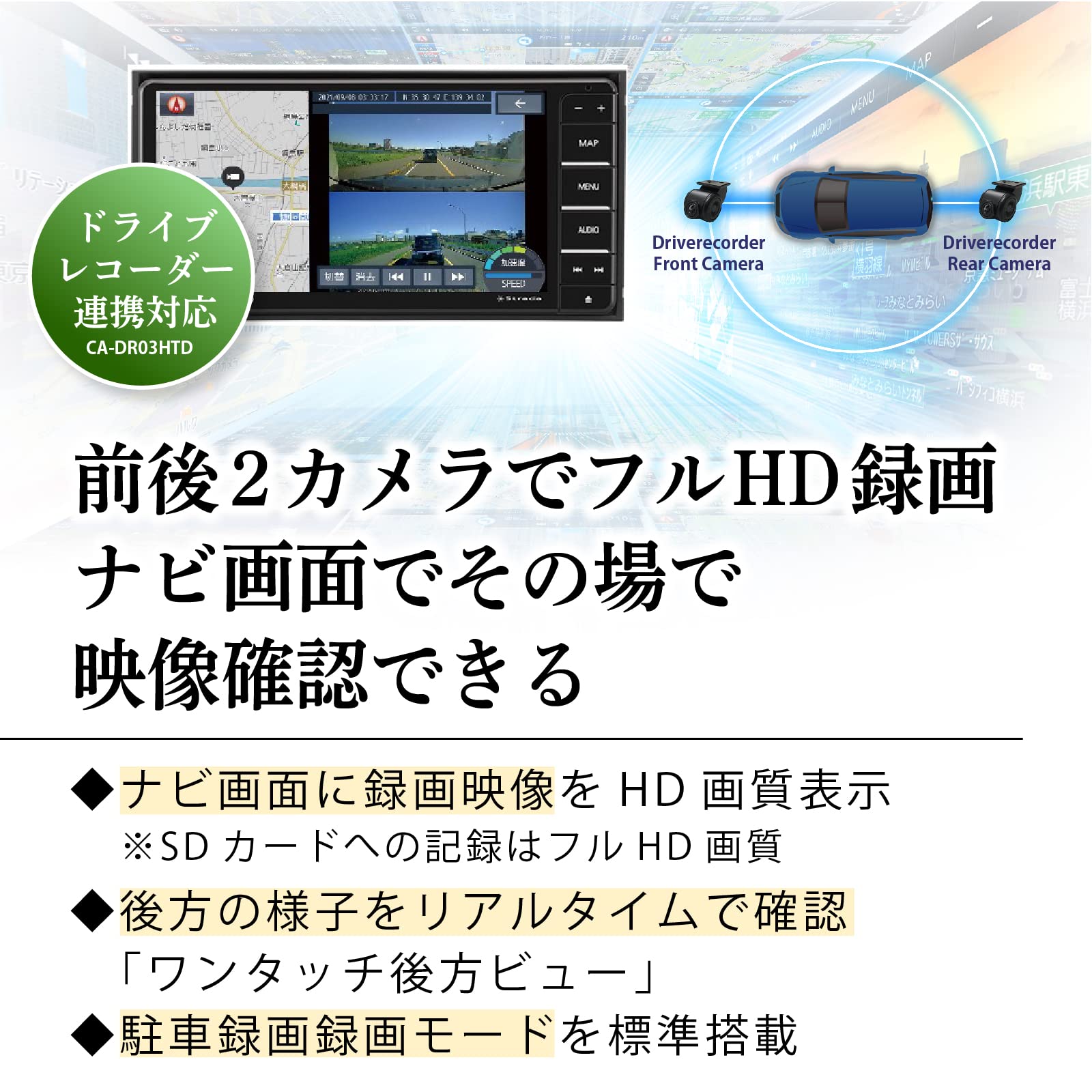 Amazon.co.jp: Panasonic CN-F1X10HD Model 10 Strada Car Navigation 