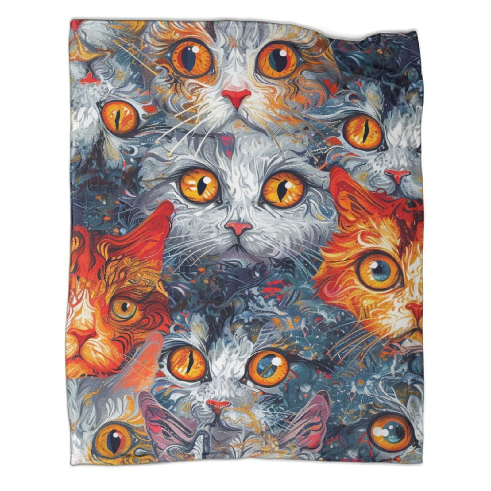 Couverture douce chaude Cat8 pour lit canapé bureau | Plaid 100x130