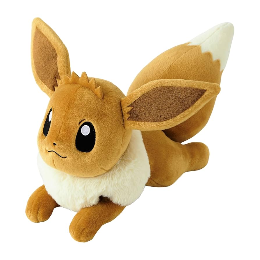 ５個セット　等身大 イーブイ 寝そべり ぬいぐるみ ポケモンセンター オリジナル Amazon.co.jp: ポケモンセンターオリジナル ぬいぐるみ 等身大