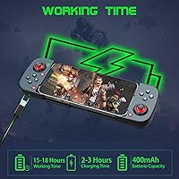 Vista 4 de Megadream Controlador de juego móvil Gamepad para iPhone iOS Android PC funciona con iPhone131211X, iPad, Samsung Galaxy, Motorola, TCL, tableta