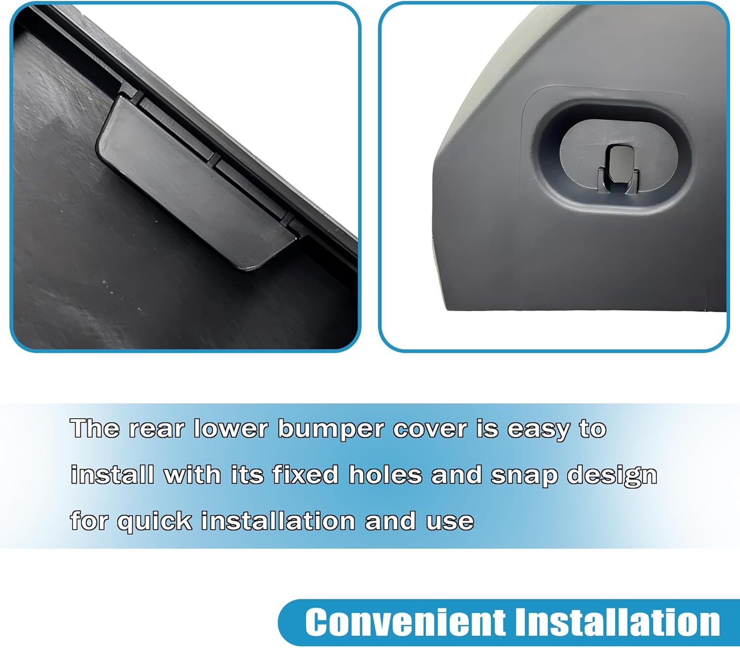 PartsFlow GM1180181 Rear Trailer Hitch Cover, Black Bumper Cover for GMC Yukon Denali Yukon XL 2015 2016 2017 2018 2019 2020 PTM Replace#23142974, Paint to Match