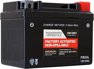 YTZ14S AGM Battery – Maintenance Free – Ready to Install - Compatible With Motorcycles and Scooters YTZ12S, BTZ12S, BTZ14S