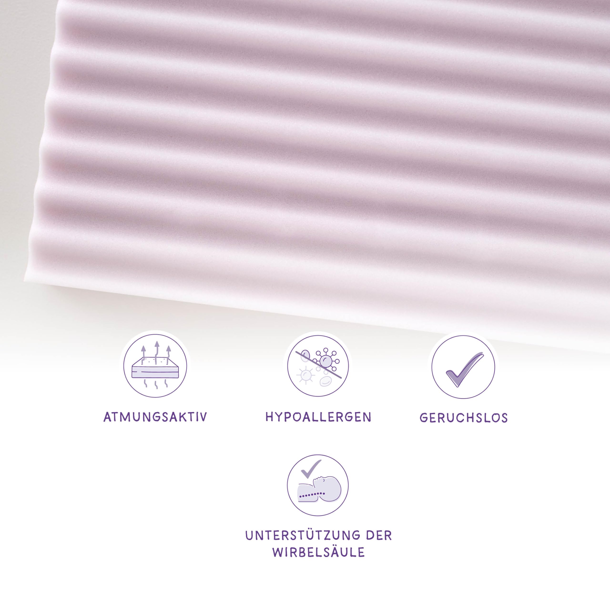 Träumeland - Matratze für Kinder & Jugendliche 120x200 cm | Duo Sleep Basic - Optimale Härtegrad - Oeko-TEX Zertifiziert & hygienisch Dank waschbarem Bezug