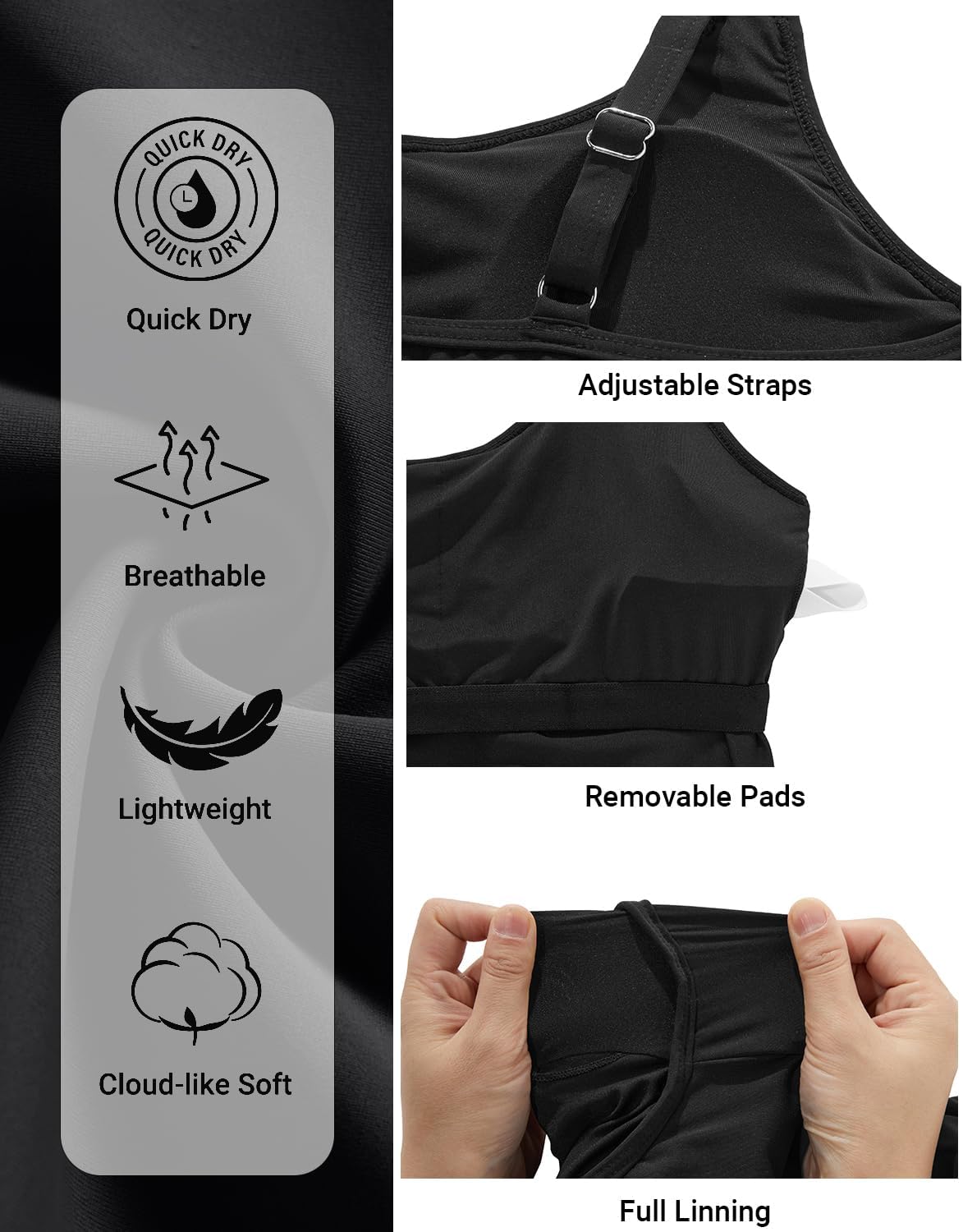 Women Blouson Tankini Top Only - Loose Fit Swim Top Bathing Suit No Bottom Modest Swimsuit Swim Tank Top 2025 - Image 5