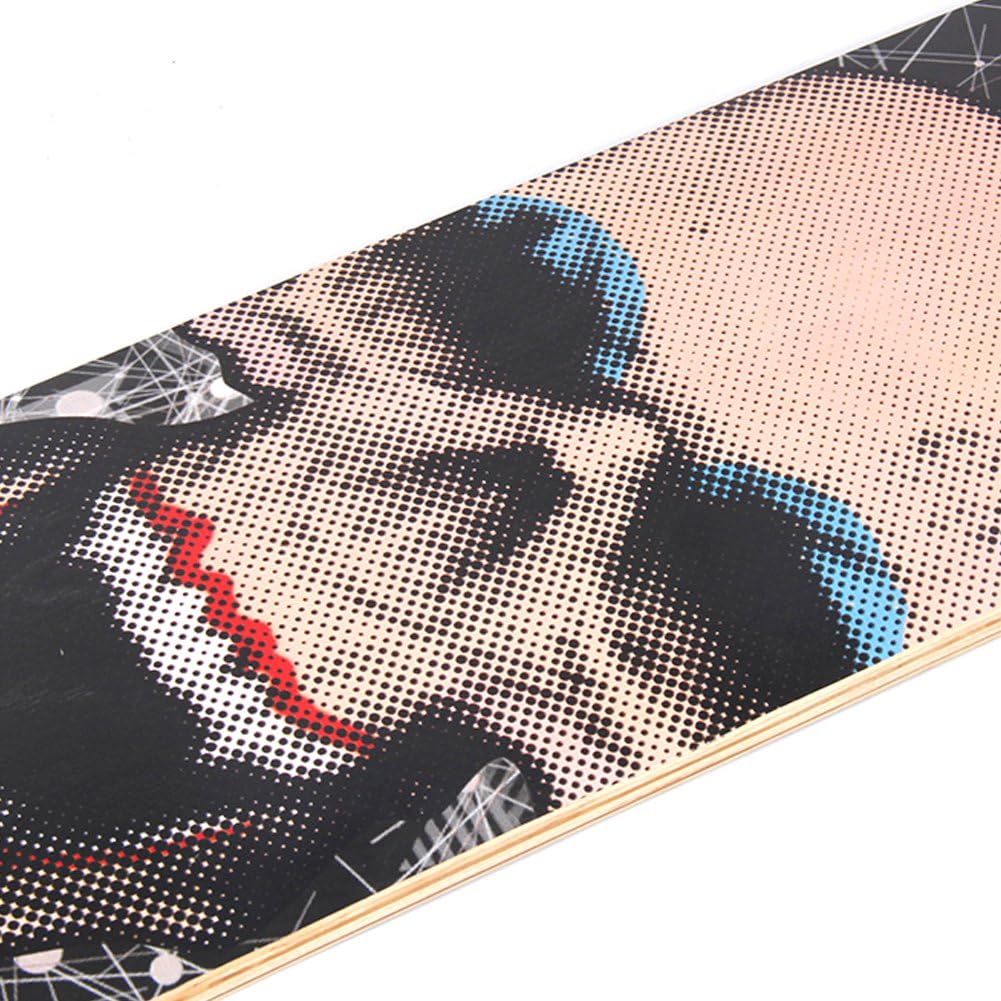 MAGIC UNION 41 Inch Maple Drop Down Longboard Complete Skateboard