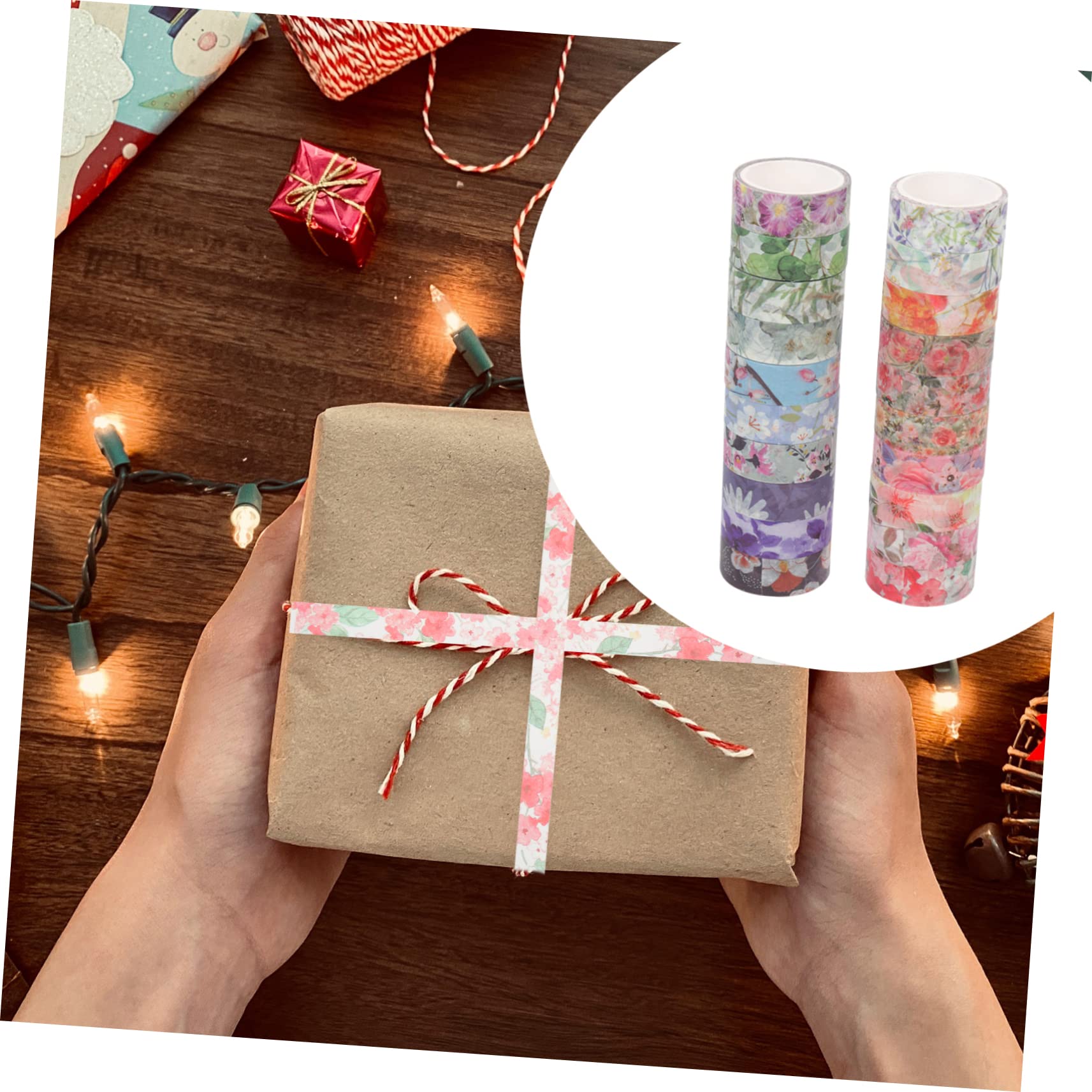 STOBOK 60rotoli Nastro Adesivo Washi Decorativo Per Scrapbooking e Fai Da Te Adesivi Floreali Per Agenda e Diario Facili Da Applicare Su Superfici Lisce e Pulite