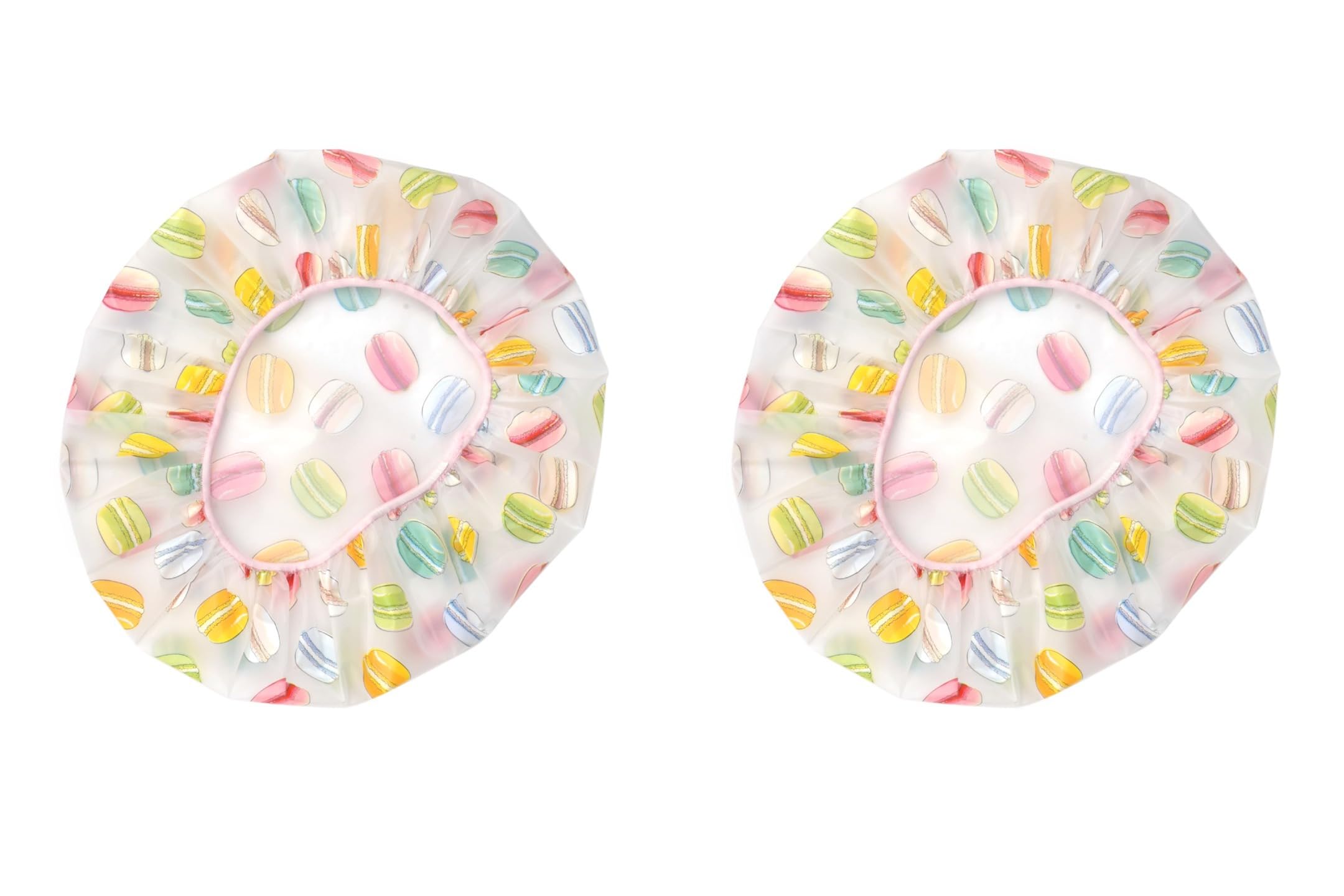 Basicare Printed Elegance: Cool printed Shower Cap Duo (Pack of 2),Stylish Design Water-Resistant Elegance Secure and Comfortable Fit, Durable and Reusable shower bath cap (Pack of 2)-image-23