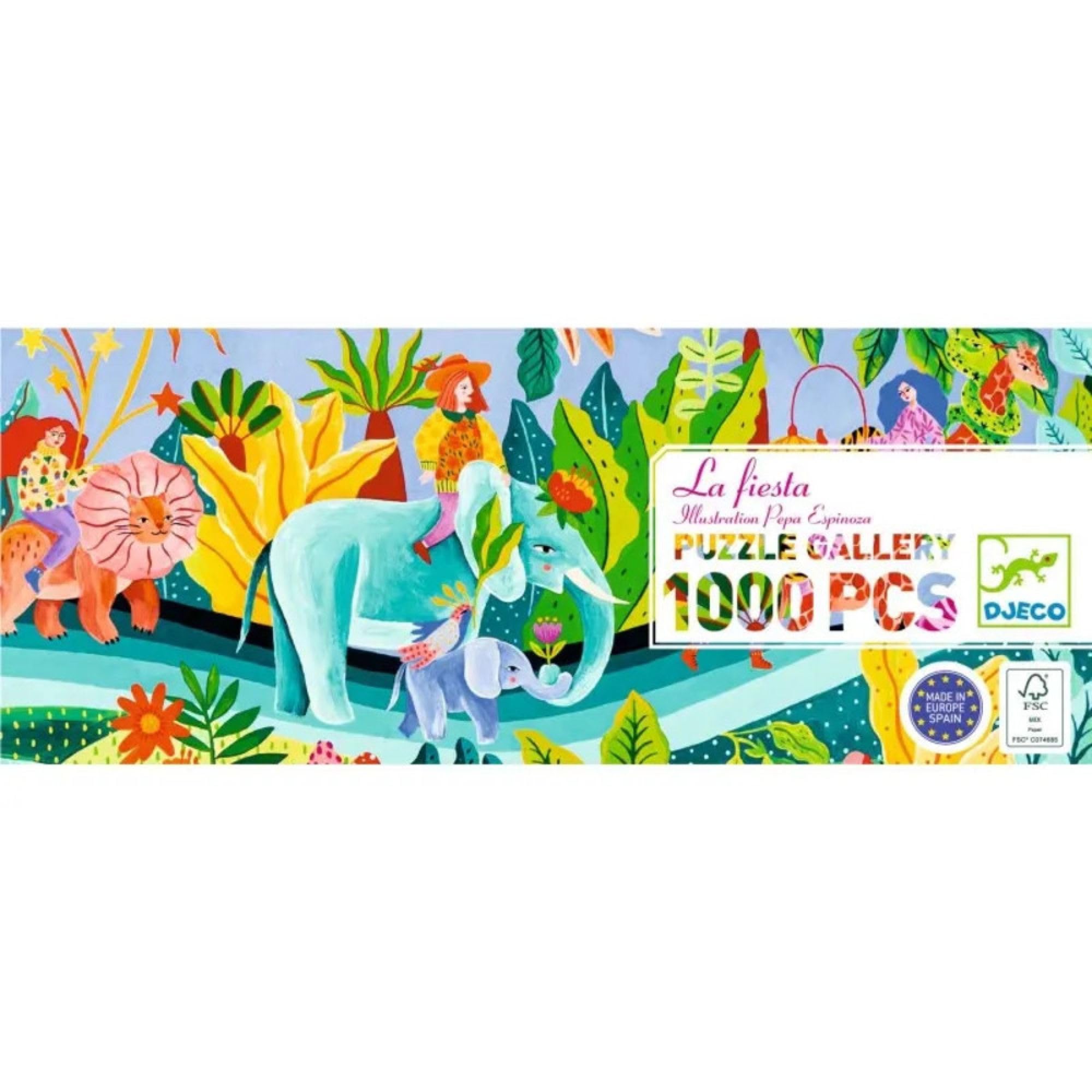 Puzzle 1000 pièces La Fiesta Gallery - Djeco