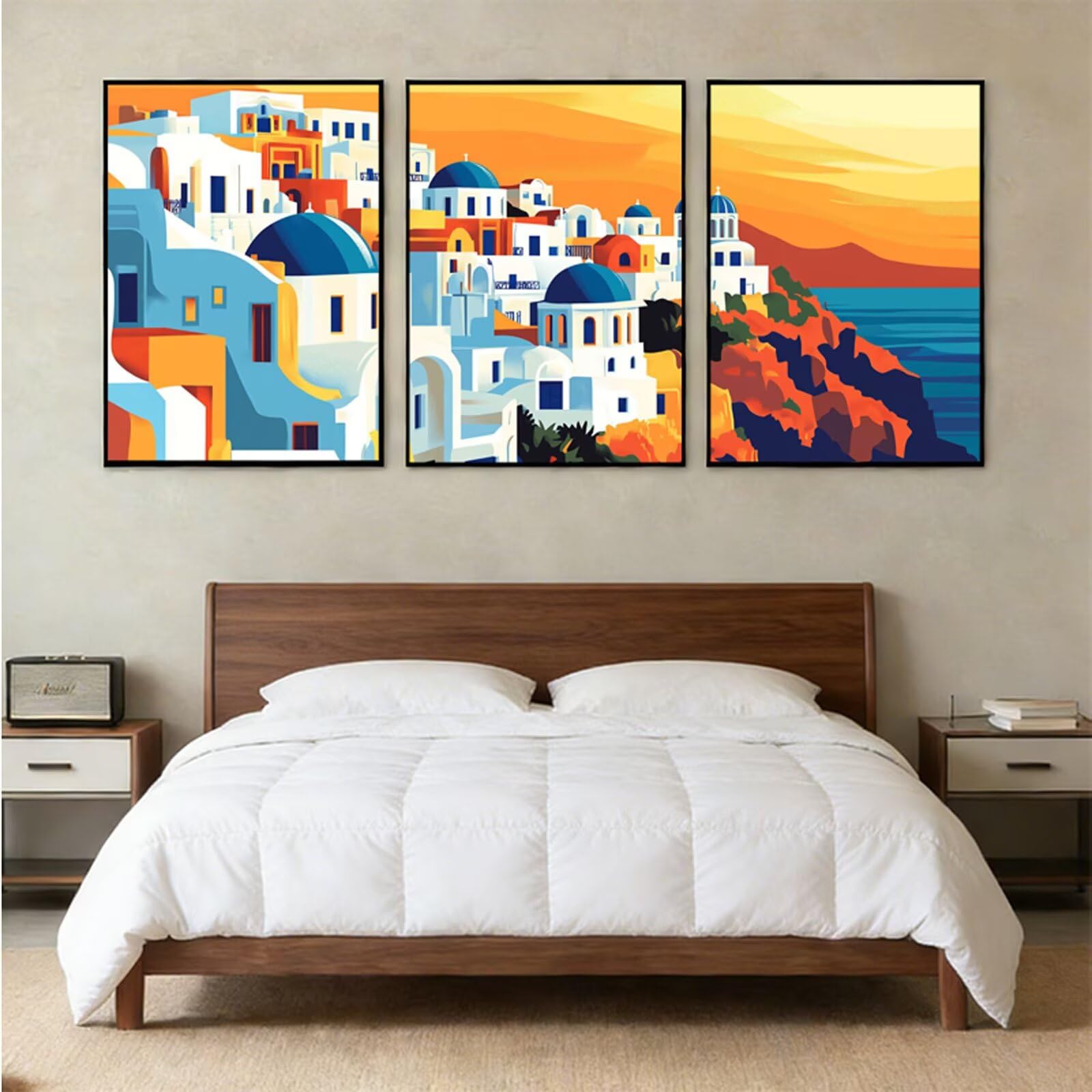 Miasto DIY zestawy do malowania diamentowego dla dorosłych, ocean DIY diamentowe malowanie 60 x 90 cm okrągły wiertło pełne ścieg krzyżykowy płótno sztuka rzemieślnicza, dekoracja domu na ścianę i
