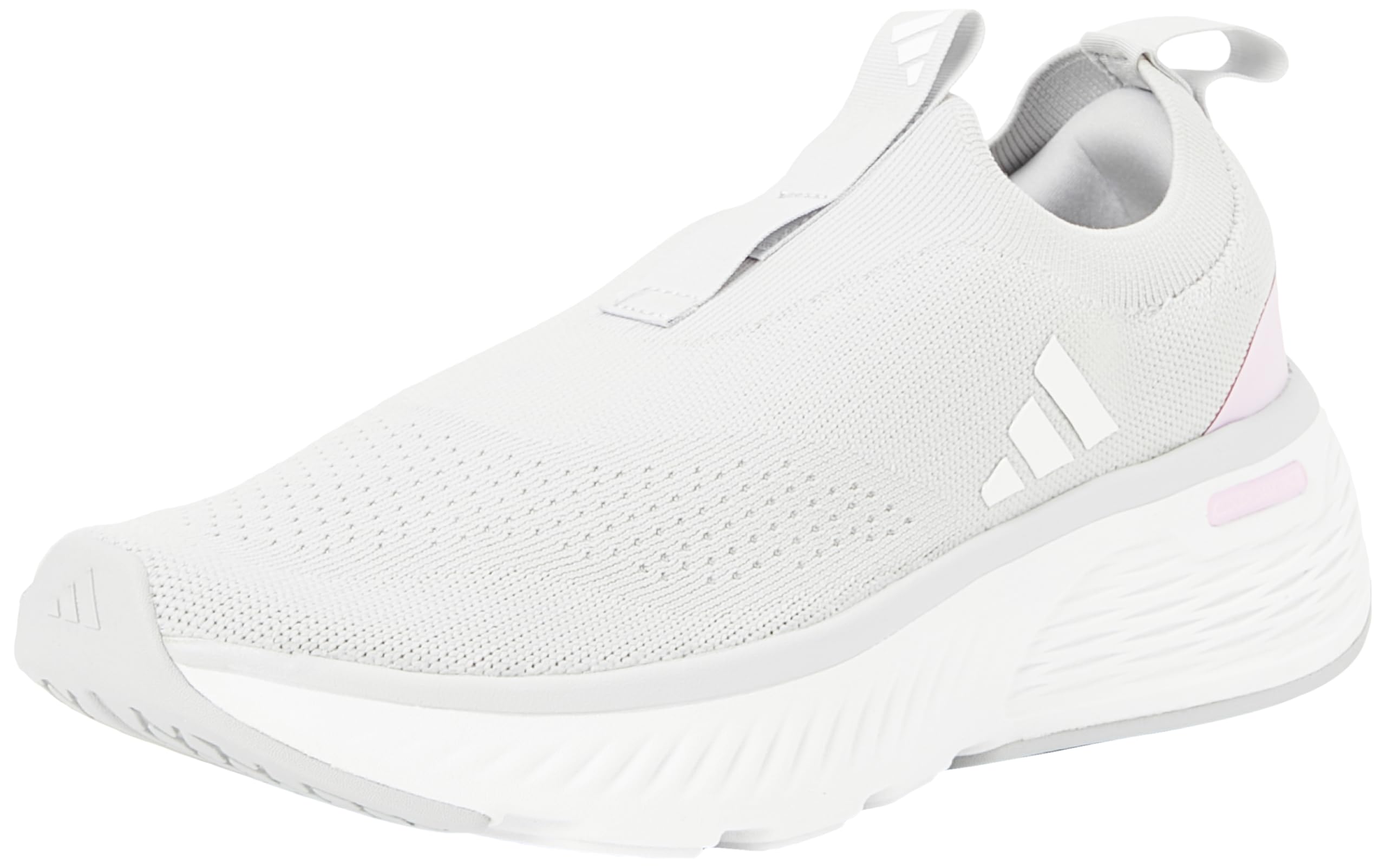 adidas Women's Cloudfoam Go Sock Shoes, grey two/Cloud white/bliss lilac, 4 UK