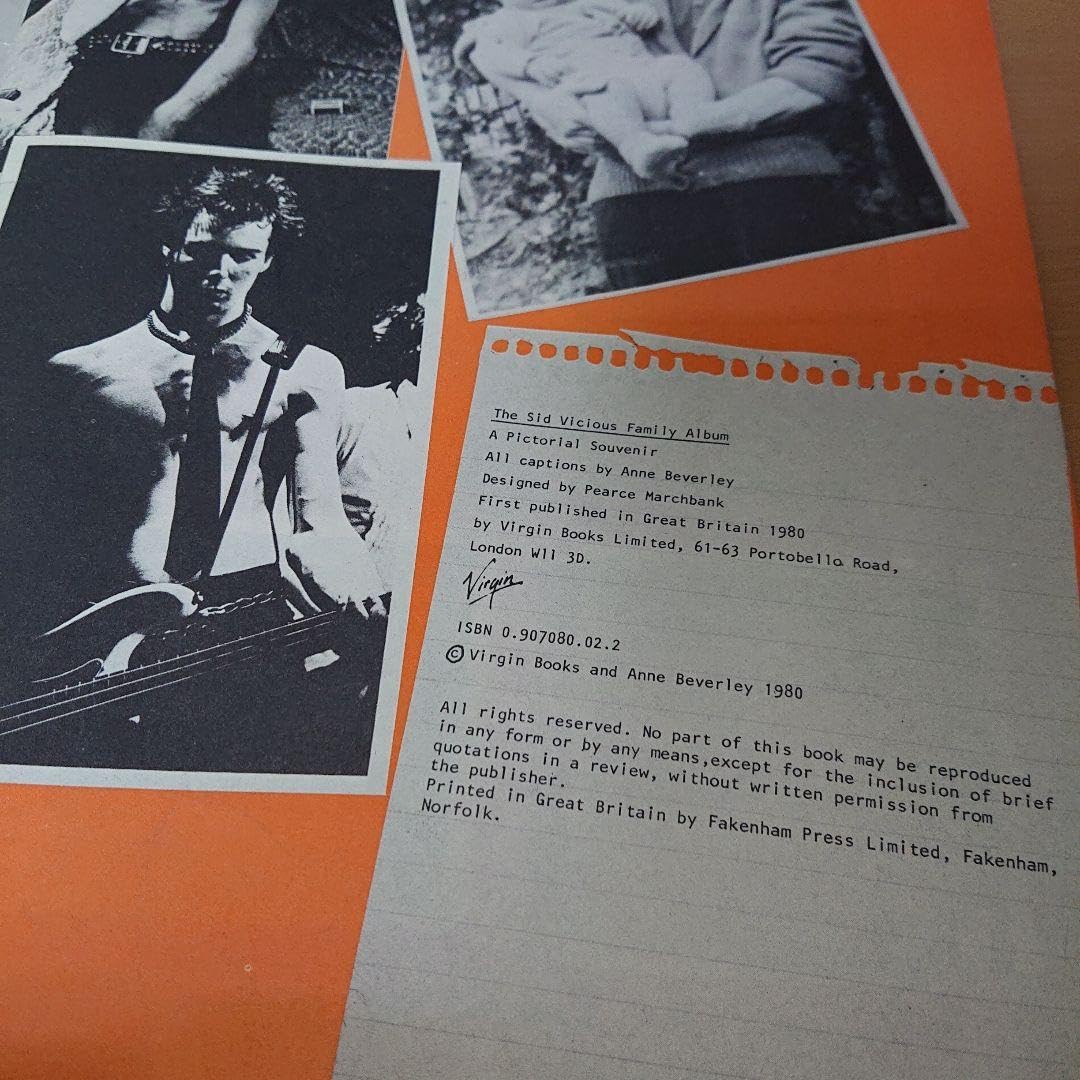 【※SID VICIOUS シドヴィシャス THEFAMILYALBUM洋書 】 Amazon.co.jp: THE SID VICIOUS family album シドヴィシャス