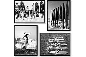 Vivid Vintage Beach Prints Wall Art