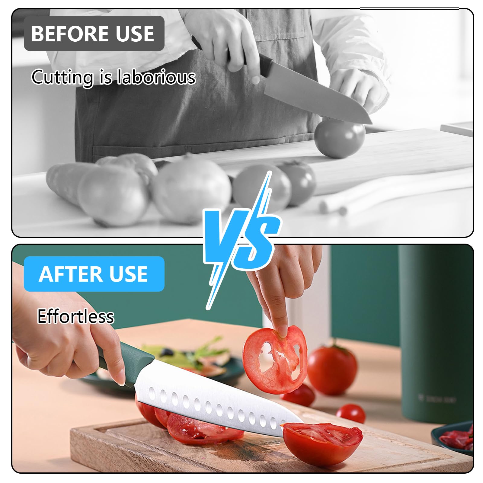 Affuteur De Couteaux Aiguiseur De Couteaux Manuel, BYETOO Affuteur Couteau De Cuisine 308136