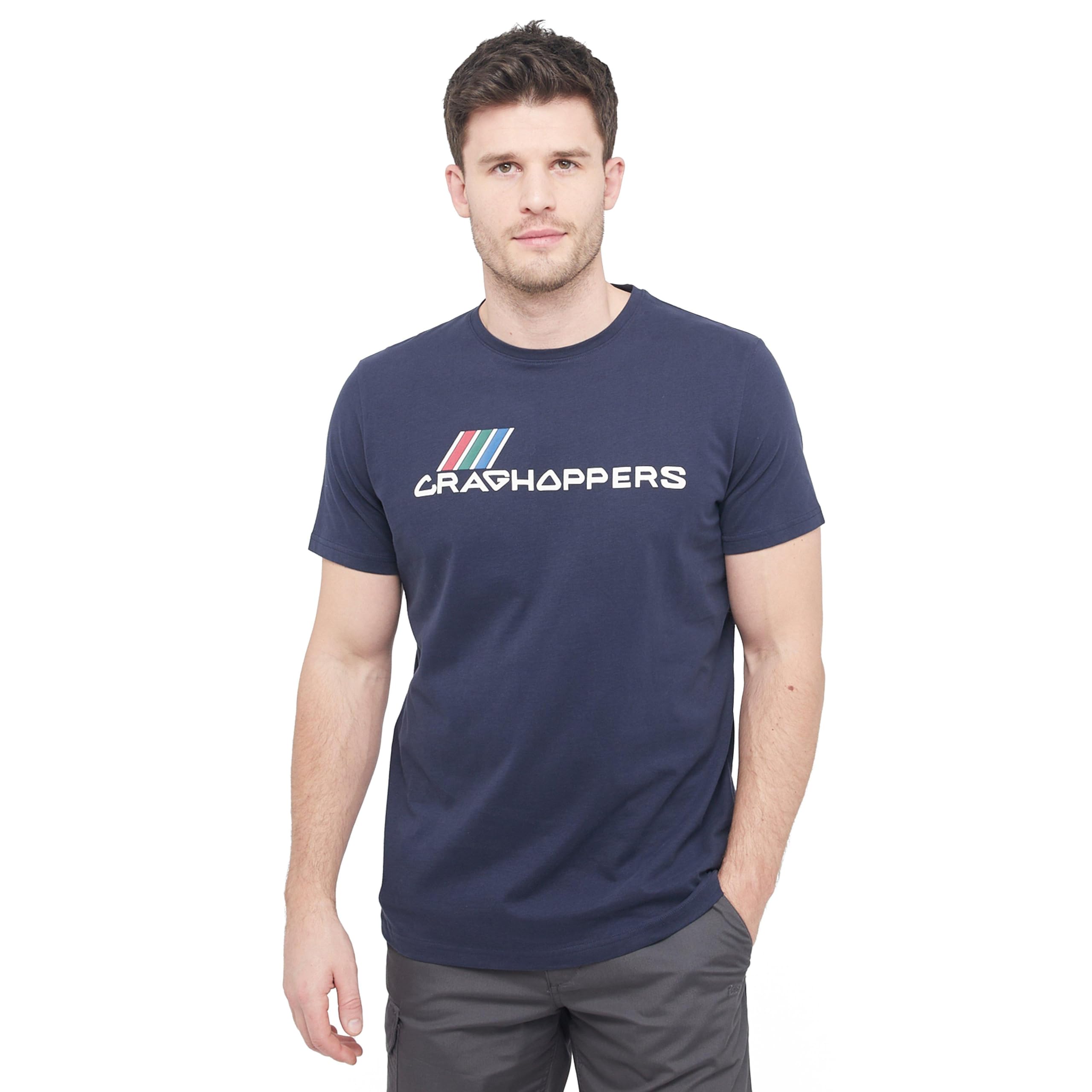 Craghoppers Mens Lucent T-Shirt S Blue Navy
