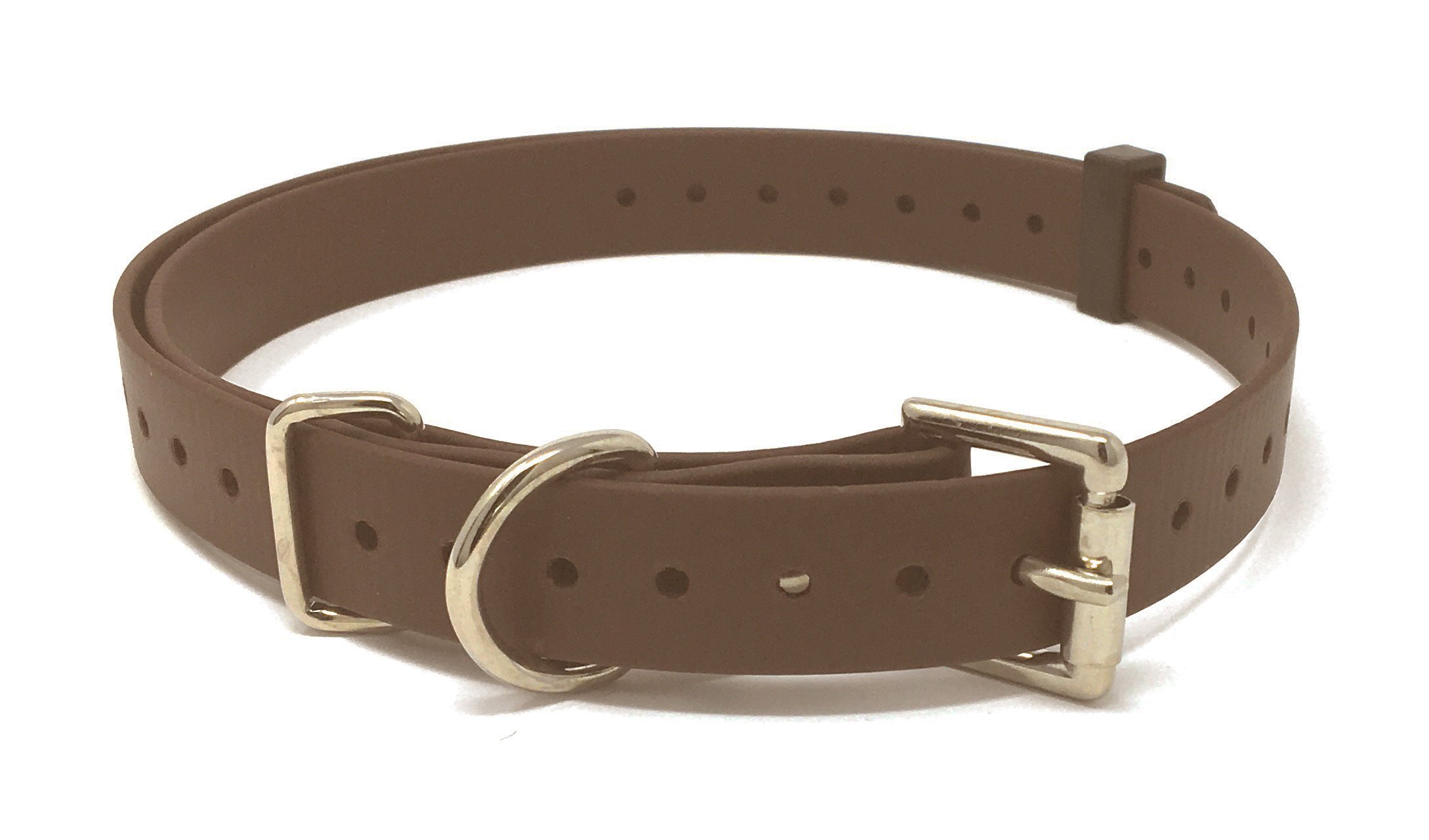 Educator E Collar Genuine Biothane 3/4" Replacement Straps - 6 Colors (Brown)