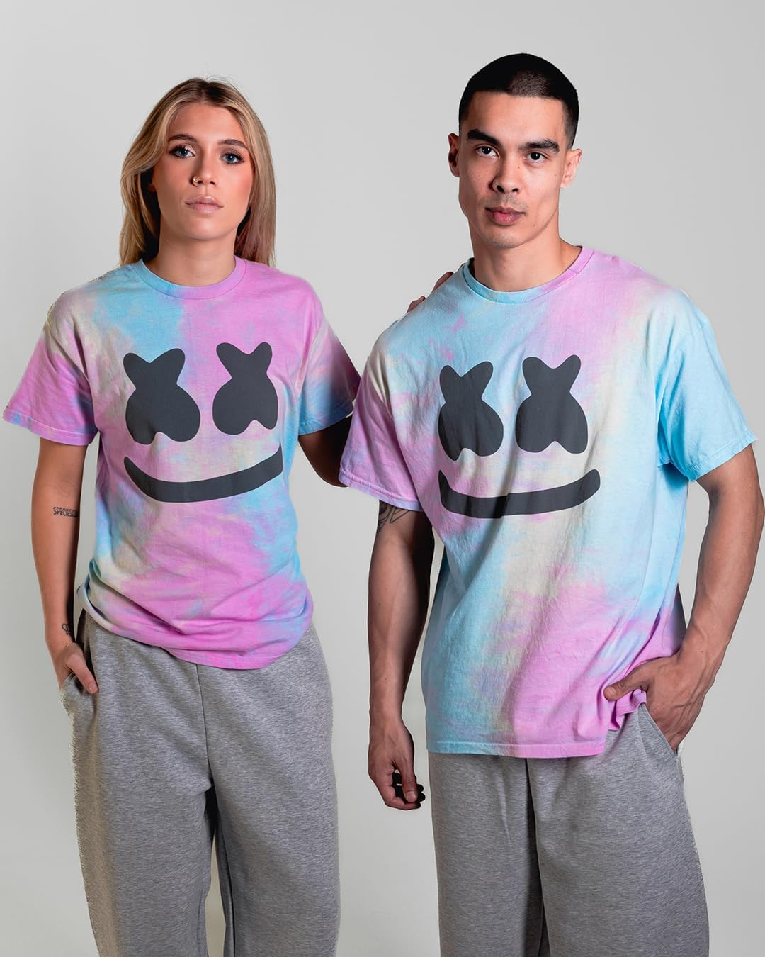 Marshmello - Adult Smile T-Shirt - Unisex, 100% Preshrunk Cotton