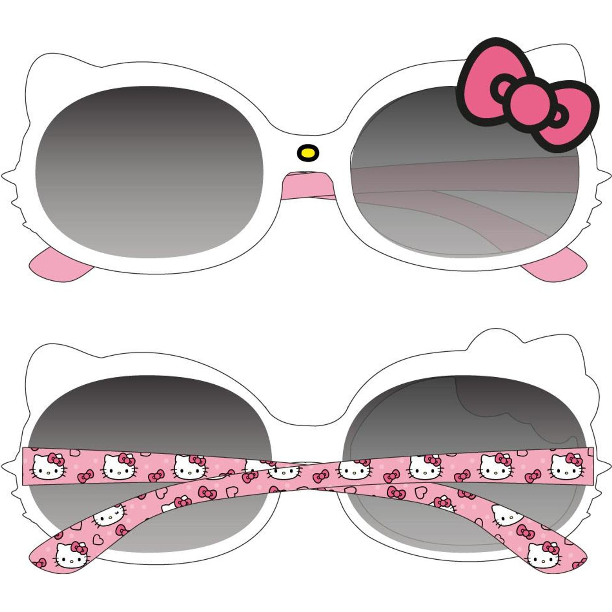 CERDÁ LIFE'S LITTLE MOMENTS | Hello Kitty Premium Sunglasses for Boys and Girls, Modern Design - Hello Kitty Sunglasses Comfort, Durability and Style for Everyday Use, White, Size, White, One Size