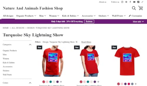 Nature And Animals Fashion Shop: Discover trendy wildlife prints and customize your style. Get it! – vue 5