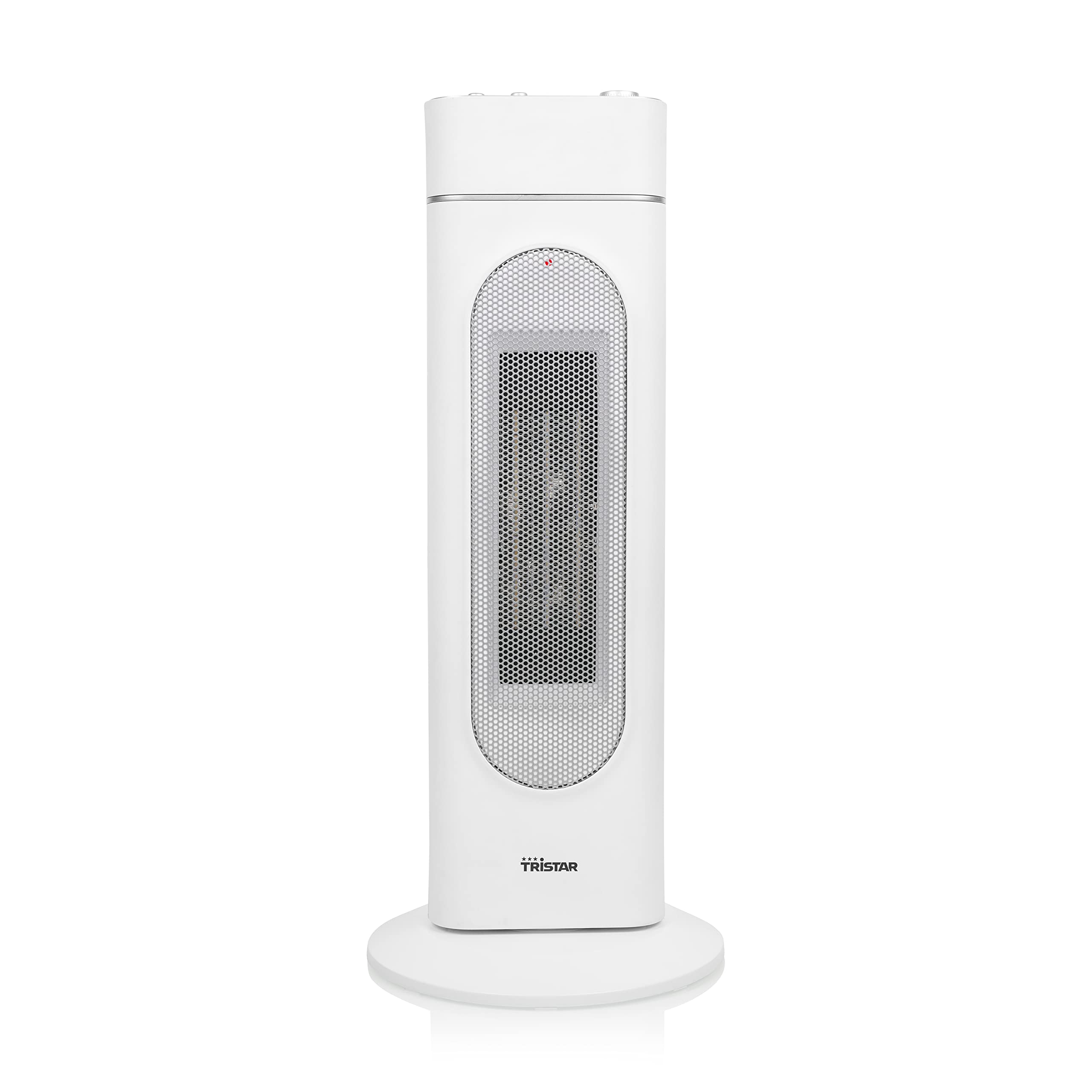 Stufa a torre in ceramica Tristar KA-5088 - Funzione ventilatore 2 in 1 Per ambienti fino a 20 m² 2000 W Con termostato, Bianco