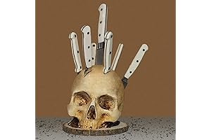 Skull Knife Holder: Spooky Decor and Knife Storage Solution