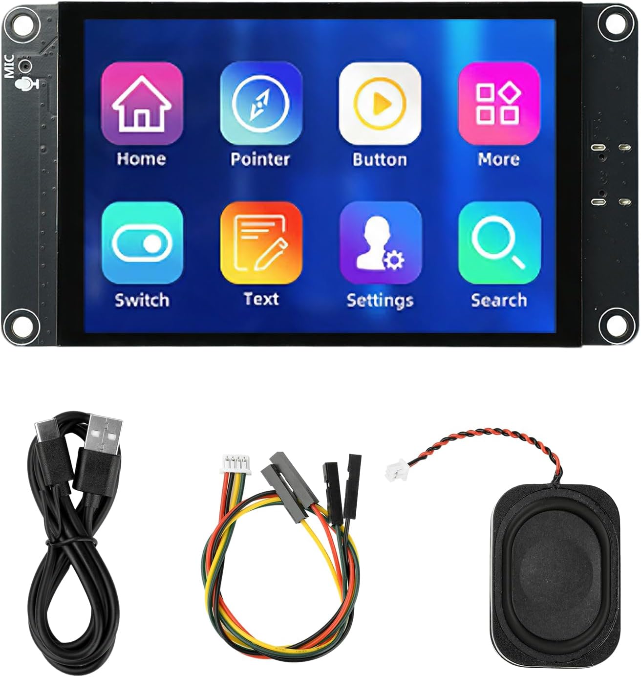 diymore для ESP32 S3 ESP32 S3 Дисплей с сенсорным экраном 3,5 дюйма, емкостный сенсорный экран, поддержка XiaoZhi AI, двухъядерный