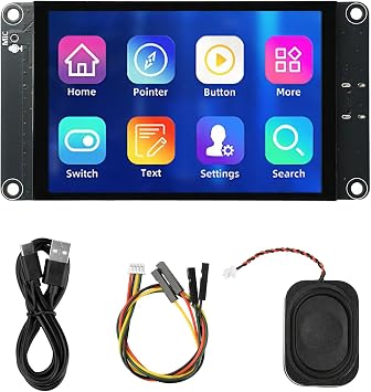 diymore For ESP32 S3 Development Board,3.5 Inch ESP32 S3 Display Capacitive Touch Screen 320 * 480, Supports XiaoZhi AI, Dual-Core 240 MHz Microcontroller WiFi + BT, Compatible with LVGL/GUI