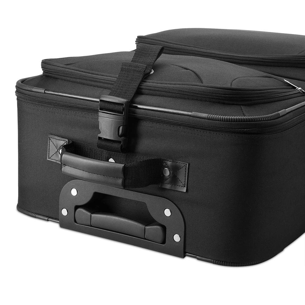 Buy Monzana Trolley Suitcase Set Soft Shell Travel Bags Luggage with