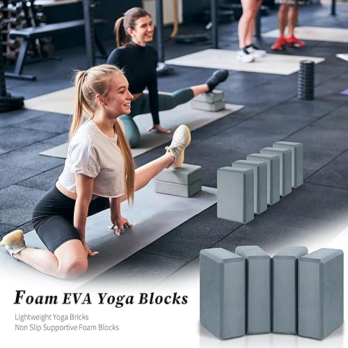 Miniatura 4 de Bloques de yoga de espuma EVA suave, bloques de apoyo para yoga, ladrillo antideslizante, equipo de yoga para pilates, ejercicio, entrenamiento,