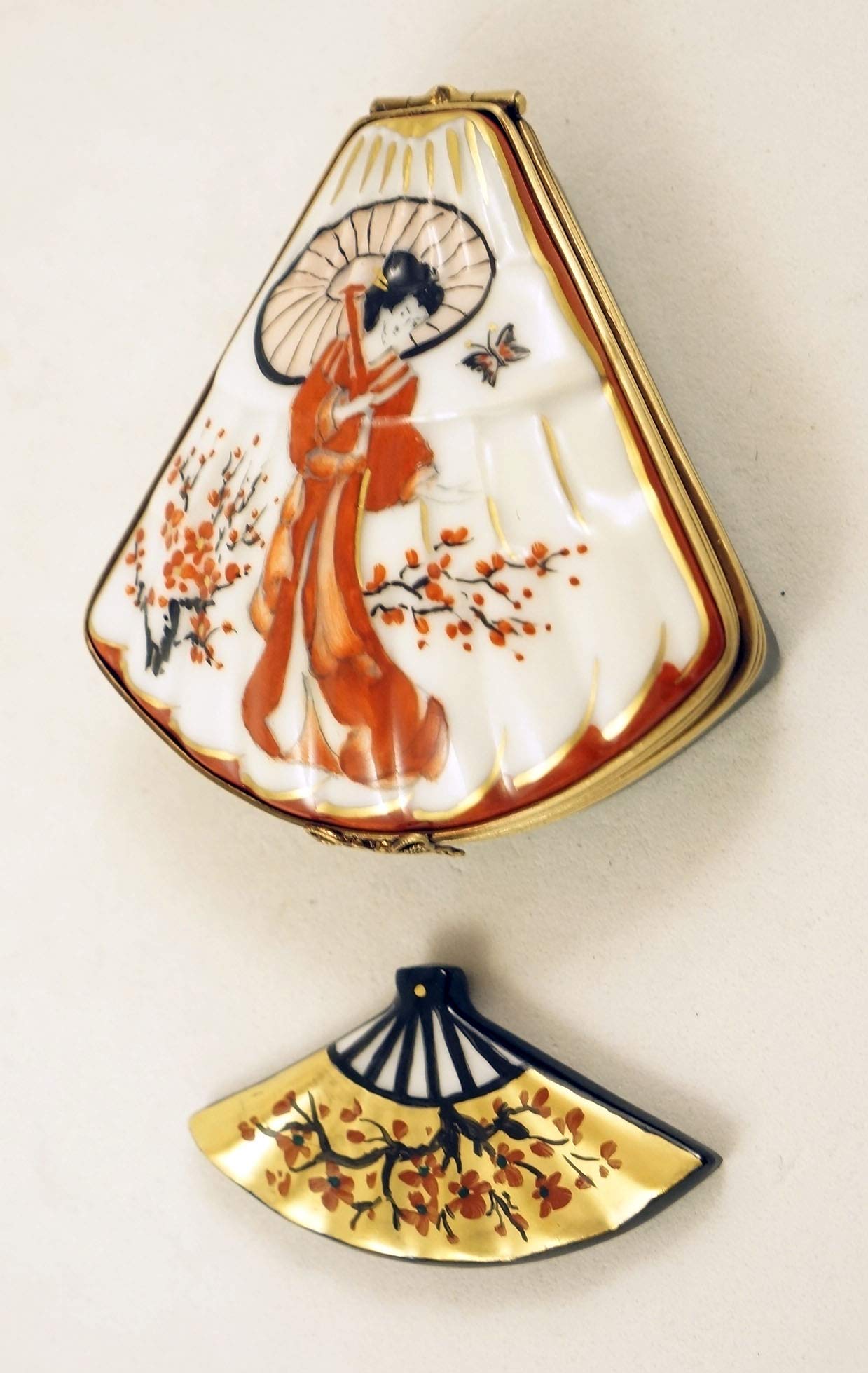 リモージュボックス ロワイヤルリモージュ フランス 花 手描き