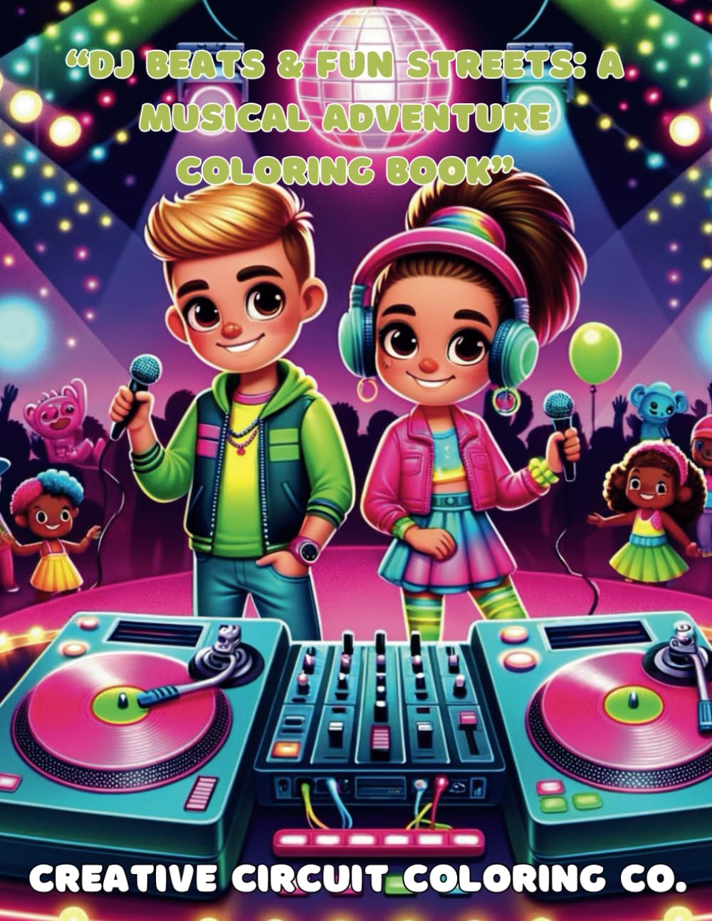 “DJ Beats & Fun Streets: A Musical Adventure Coloring Book”: TURN THE TABLES