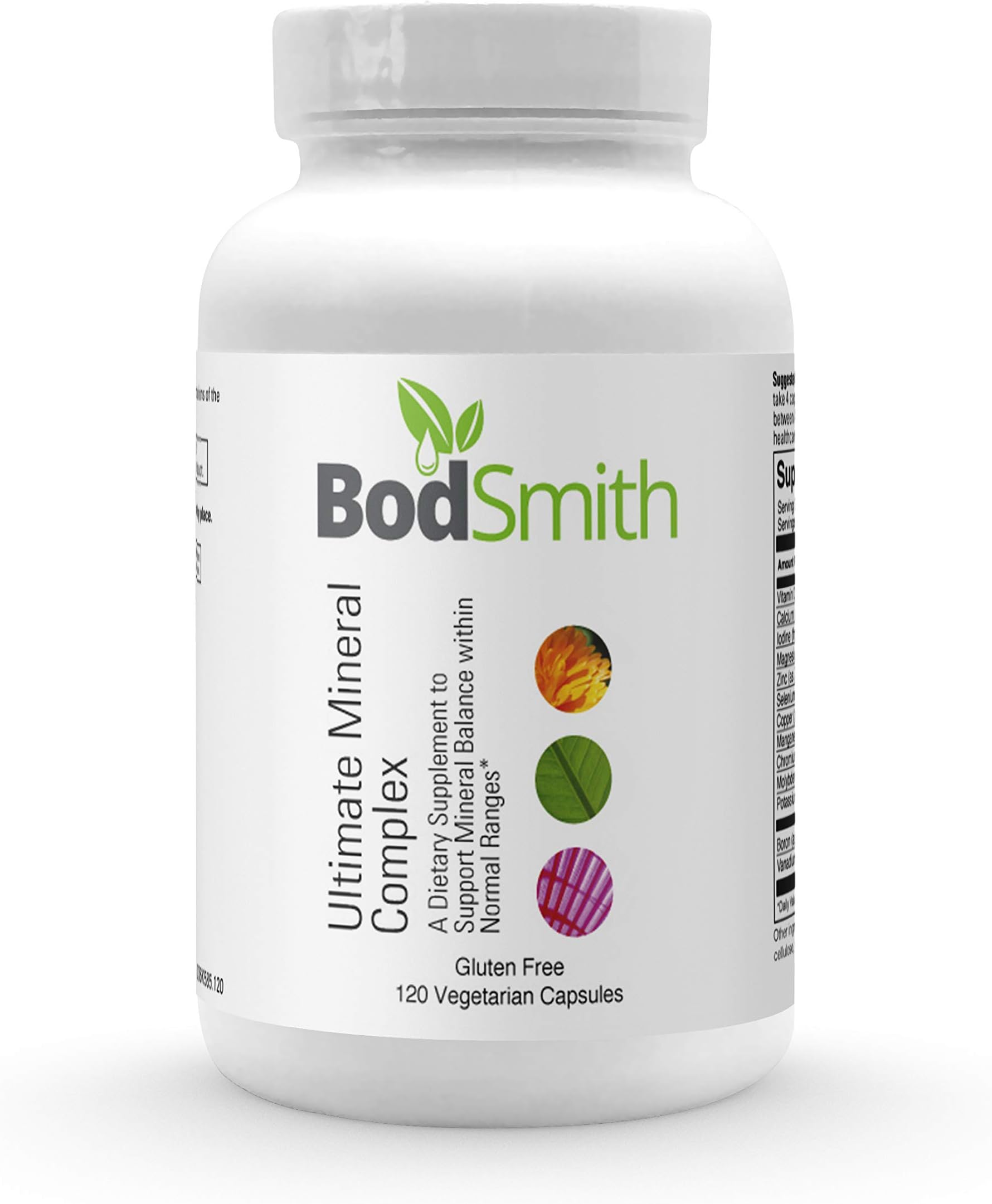 Ultimate Mineral Complex Trace Multi Mineral Complex - Chelated Minerals with Magnesium Glycinate 300mg & Without Iron, Regulation of Muscle Tone Including The Muscles of The Cardiovascular System.*