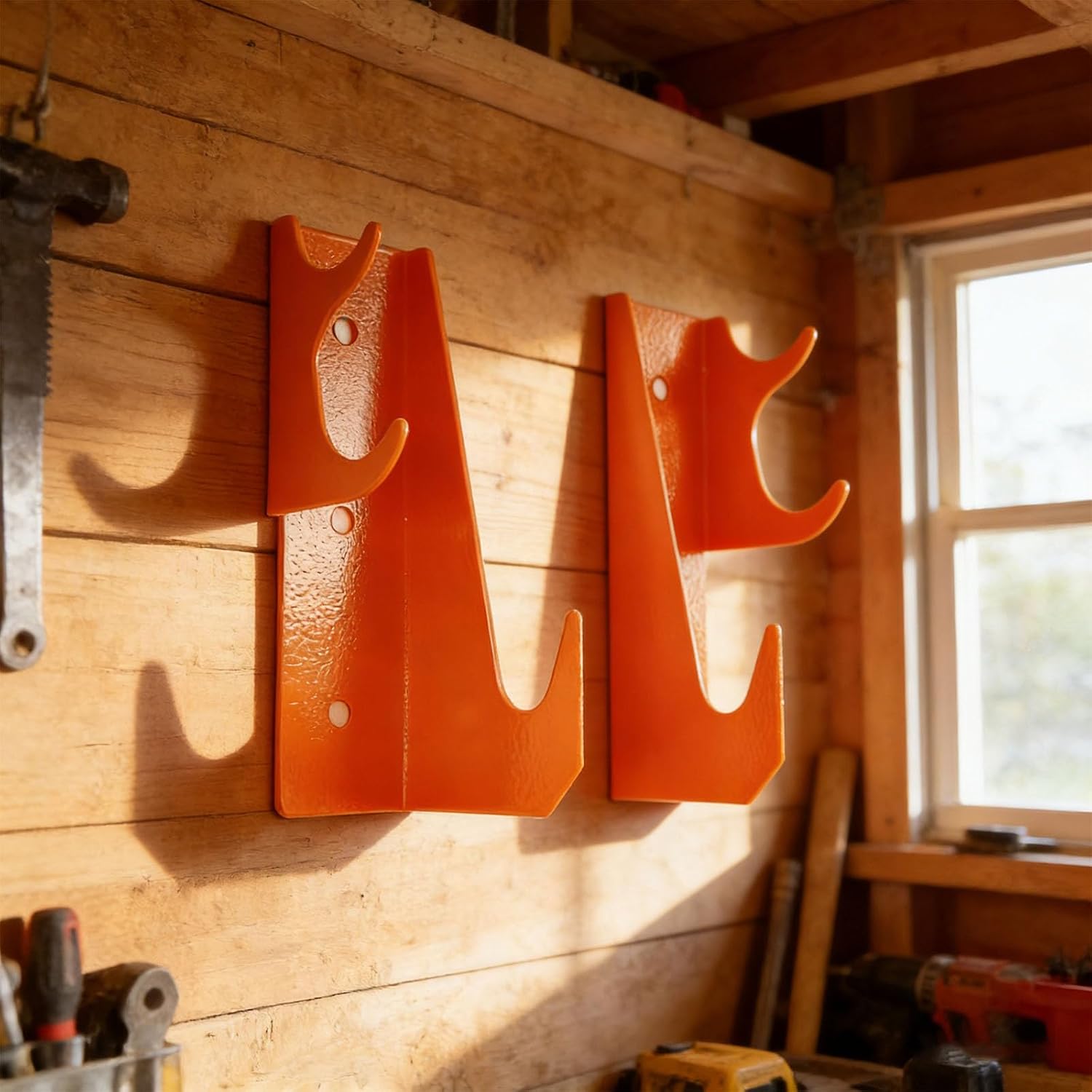 of 2 Wall Mount Jacob Shelves Direct Current Various Models for Efficient Garage Tool Management Garage Wall Rack