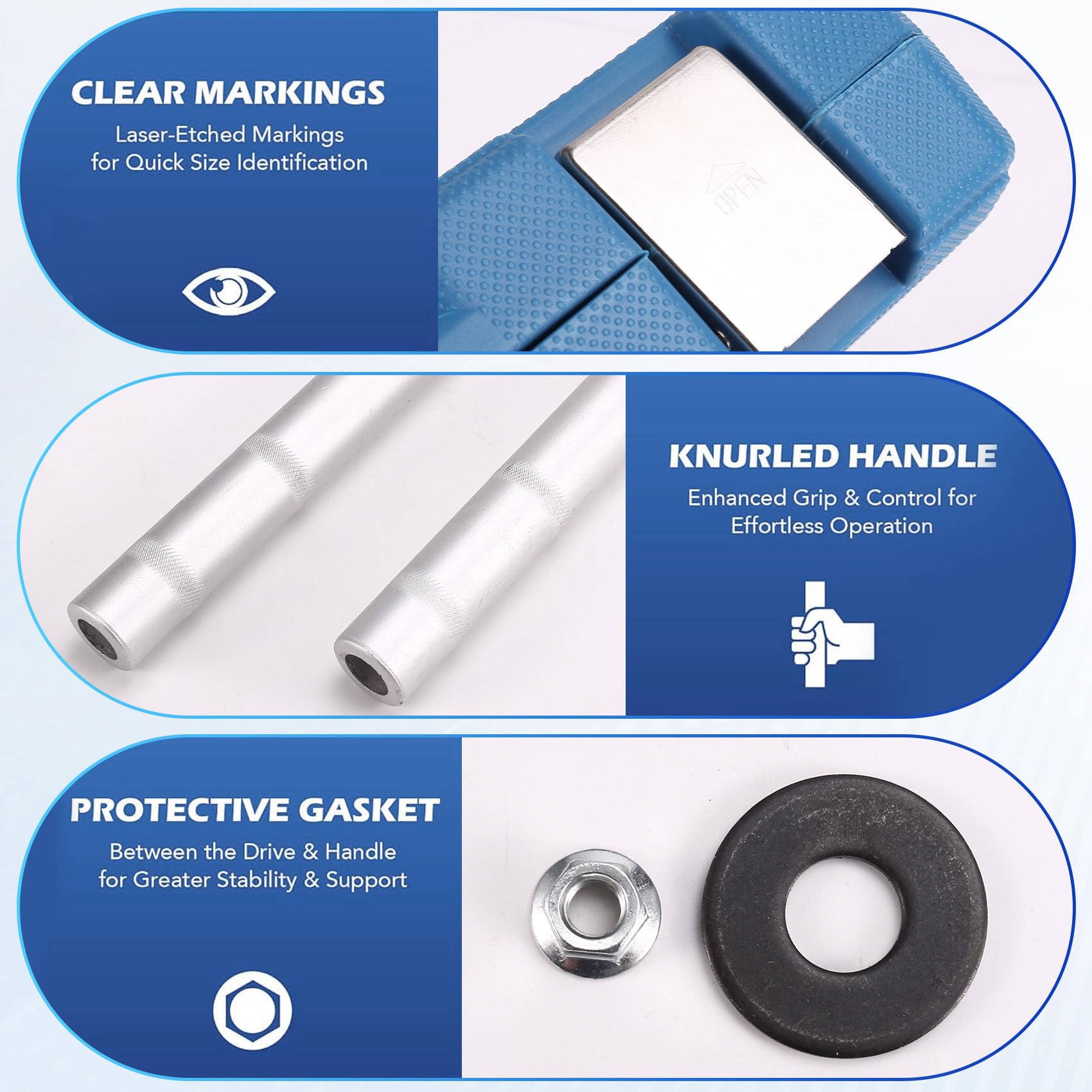 Kit d'installation pour joints de moyeu, de pilote de bague de course et d'étanchéité, classe haute performance 7 et 8