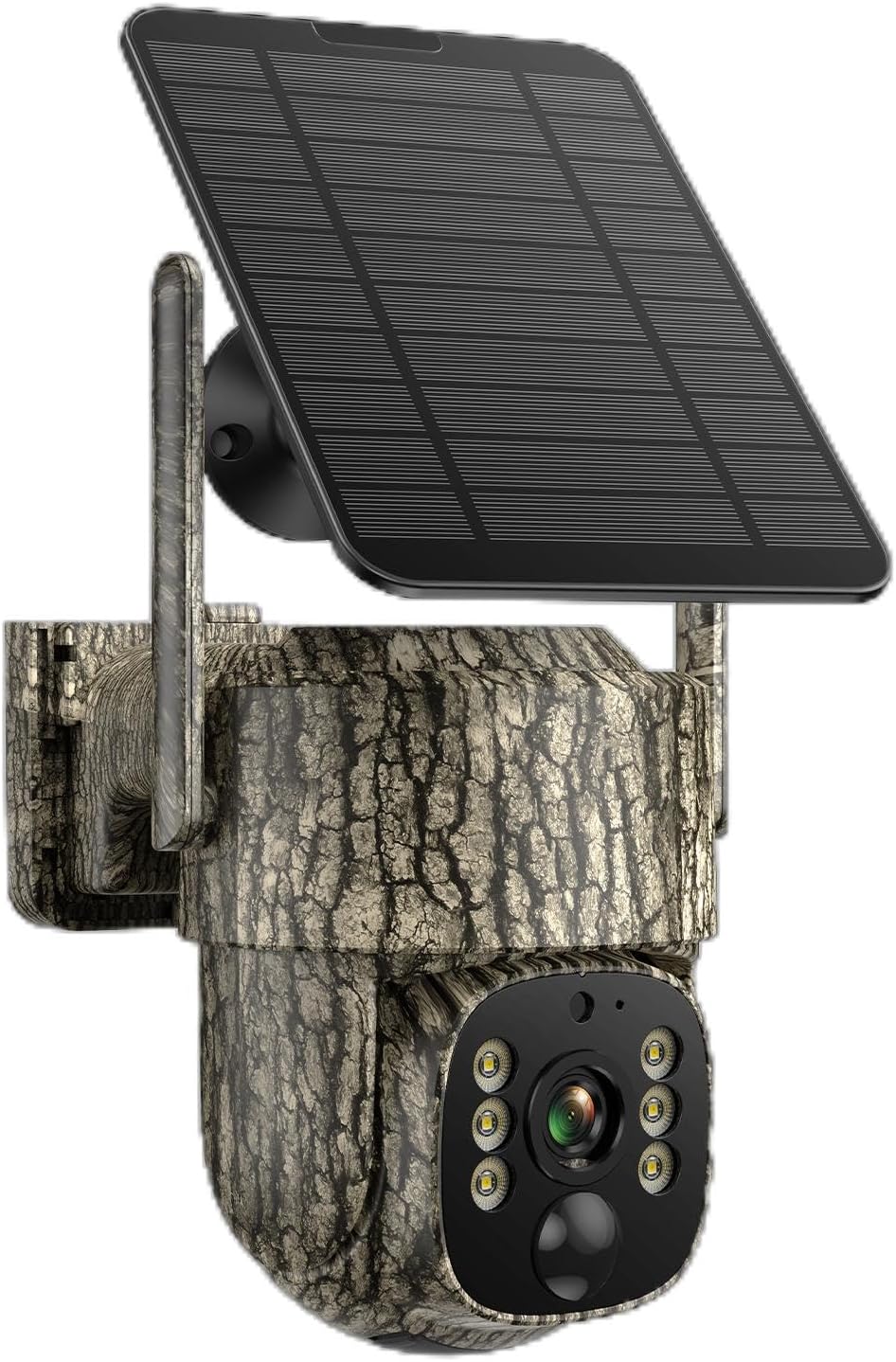 VOOPEAK Trail Camera, 4G LTE Cellular Game Camera with Live Streaming, 2.5K Hunting Camera Solar Wireless Battery with 360° View & Playback, Night Vision, Motion Activated, Two-Way Audio Wildlife Cam