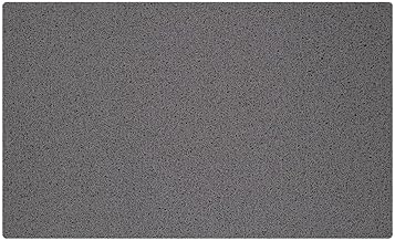 OLIVO.shop | Pvc Doormat Ricciolo, Outdoor Entrance Doormat Rubber, Vinyl Swirl Entrance Mat, FLEX Outdoor Rug, 45 x 75 cm 5 Colours (Light Grey)
