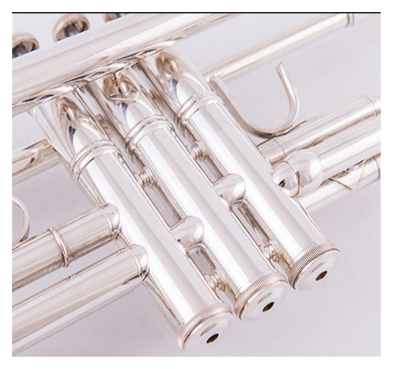 trąbka instrument Trąbka posrebrzana Profesjonalny instrument grający na trąbce B posrebrzanej dla początkujących