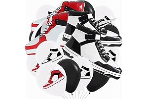 Nike Balloons Retro Basketball Shoe Red Shoe Balloons Air Trainer Balloons Party Shoe