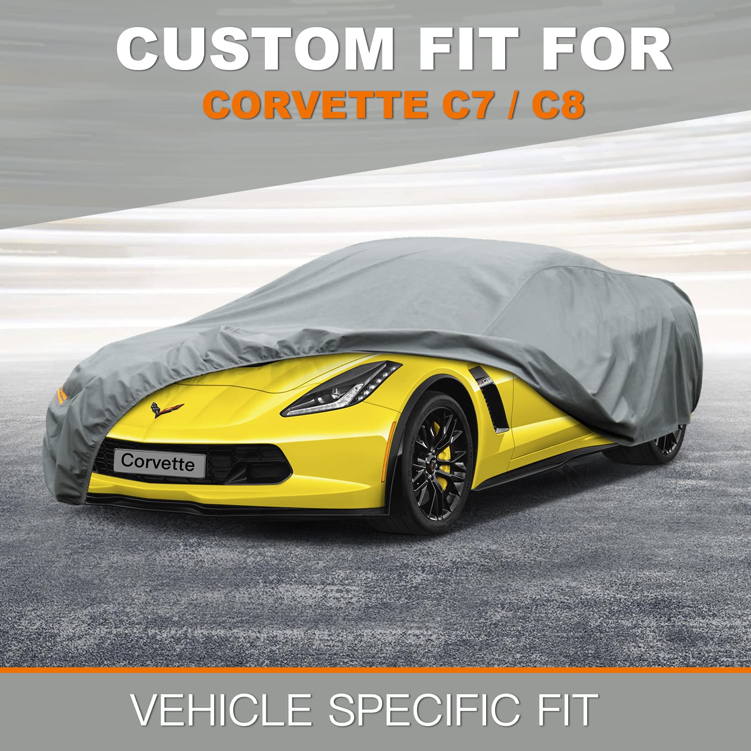 Kayme Heavy Duty Car Cover Custom Fit Chevrolet Corvette