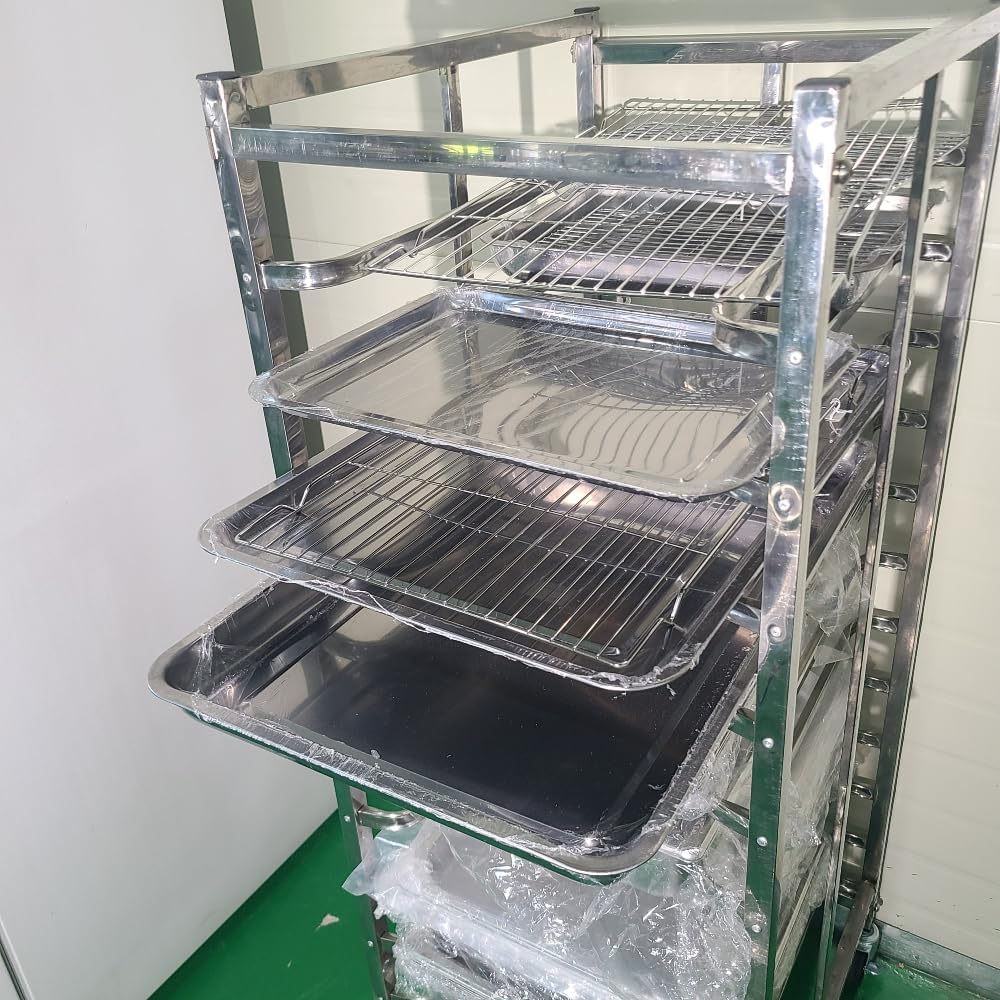 Cooling Rack for Buffet Pans, 12-Tier Storage Solution Designed to Fit Hobart Standards and Catering Buffets