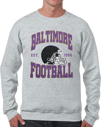 Football Sweatshirt for Men Game Day Season Pullover Football Team Fans Tops