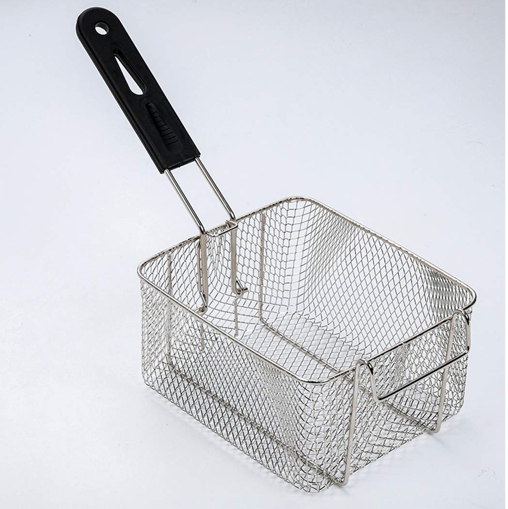 Friggitrice a gas professionale, friggitrice professionale, friggitrice 6Lx2 con doppio coperchio termostato di sicurezza friggitrice, per famiglia ristorante commerciale fritte