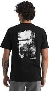 Mens Evolution Nature Exposure Short-Sleeve Tee | Cotton Shirt with Classic Logo & Graphic