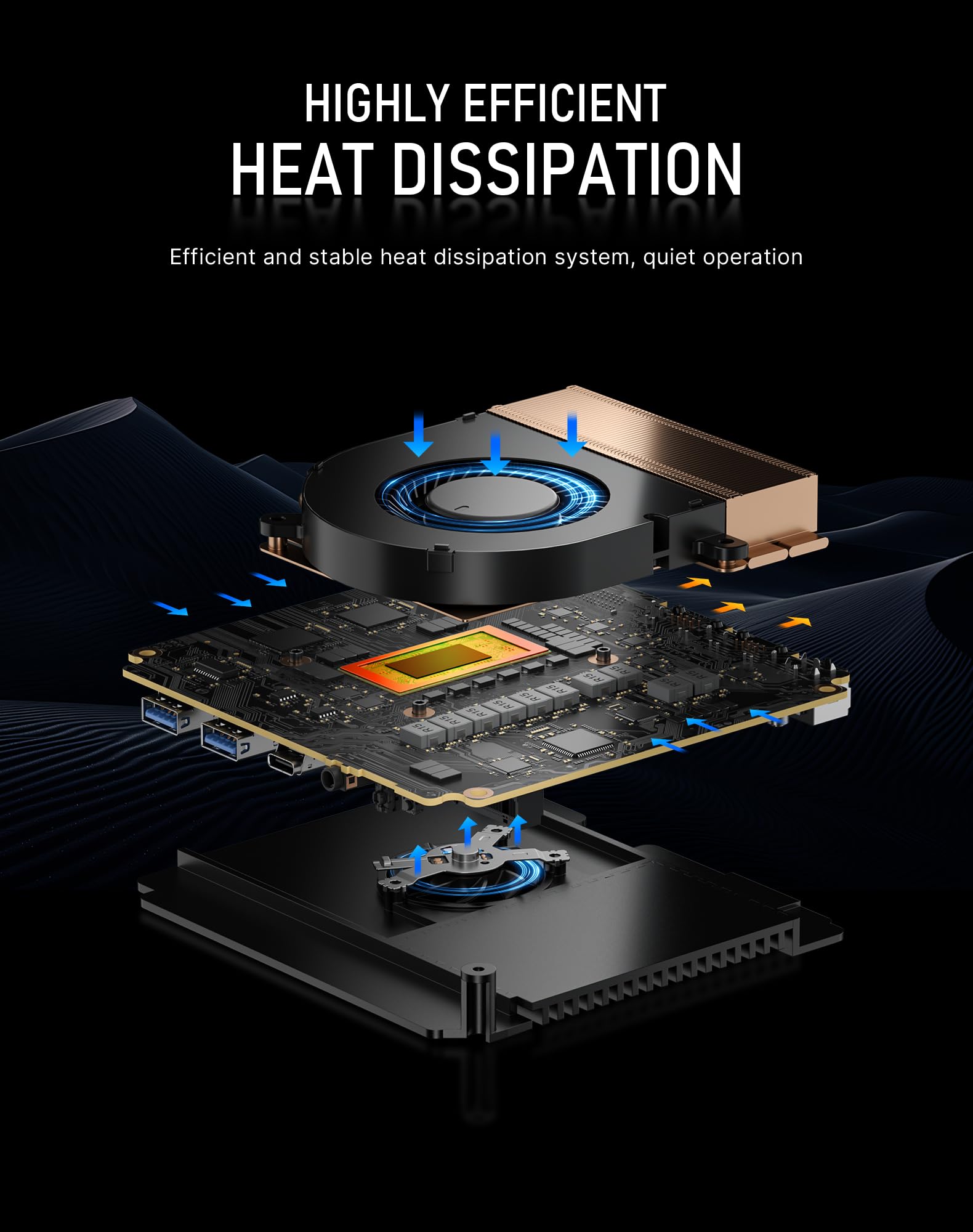 BOSGAME E5 Mini PC per casa e ufficio, Ryzen 5300U (supera 4300U, fino a 3,8 GHz), 8 GB RAM DDR4, SSD da 256GB, mini desktop PC, triplo display 4K, doppia LAN 2,5G, WiFi 5, BT5.0, mini computer