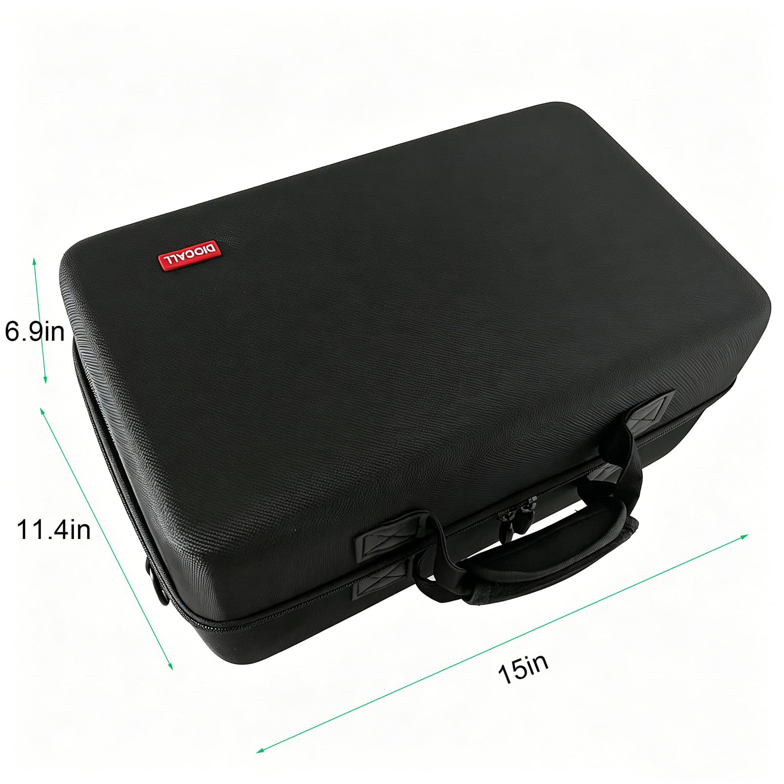 Diocall Custodia rigida compatibile con PS5 Slim 2023, custodia protettiva da viaggio per console PlayStation 5 Slim, controller DualSense, accessori