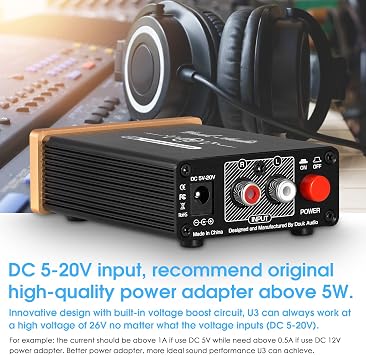 Douk Audio U3 Mini Class A Headphone Amplifier Stereo Headphone Amplifier (U3)